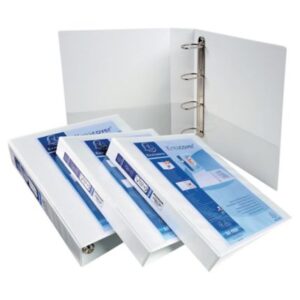Exacompta Präsentationsringbuch, 4 Ringe, 44 mm, 'D'-Ring - 30 mm, weiß