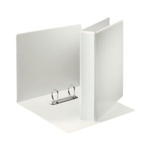 Esselte Präsentationsringbuch, 2 Ringe, 60 mm, 'D'-Ring – 40 mm, weiß